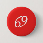 CANCER-Button Ronde Button 5,7 Cm (Voorkant)