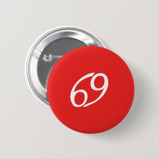 CANCER-Button Ronde Button 5,7 Cm (Voorkant /achterkant)