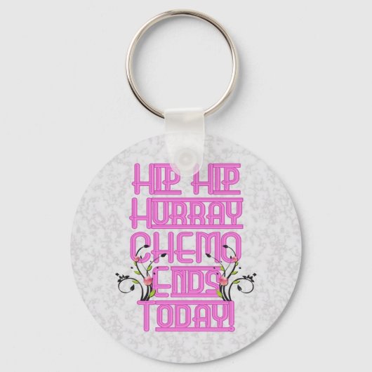 Cancer Chemo Survivor Pink Sleutelhanger Fob Sleut (Voorkant)