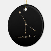 Cancer Constellation Ceramic Ornament (Links)