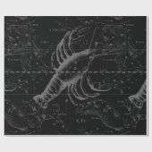 Cancer Constellation  Engraving Hevelius Cadeaupapier (Vlak)