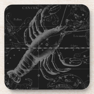 Cancer Constellation  Engraving Hevelius Drankjes Onderzetter