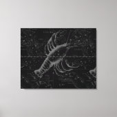 Cancer Constellation Hevelius 1690 Decor Canvas Afdruk (Voorkant)