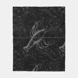 Cancer Constellation Hevelius 1690 Decor Fleece Deken