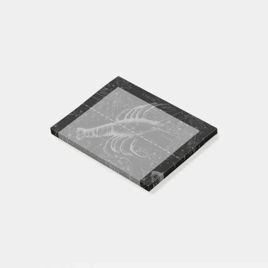 Cancer Constellation Hevelius 1690 Decor Post-it® Notes (Schuin)