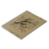 Cancer Constellation Hevelius 1690 Engaving Notitieboek (Linkerzijde)