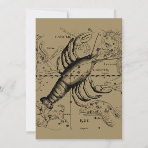 Cancer Constellation Hevelius 1690 June 21-Juli 22