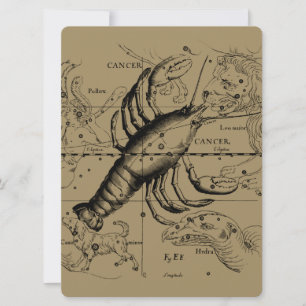 Cancer Constellation Hevelius 1690 June 21-Juli 22