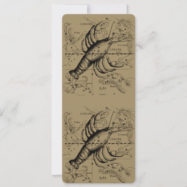Cancer Constellation Hevelius 1690 June 21-Juli 22 (Voorkant)