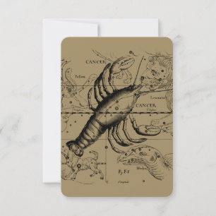 Cancer Constellation Hevelius 1690 June 21-Juli 22