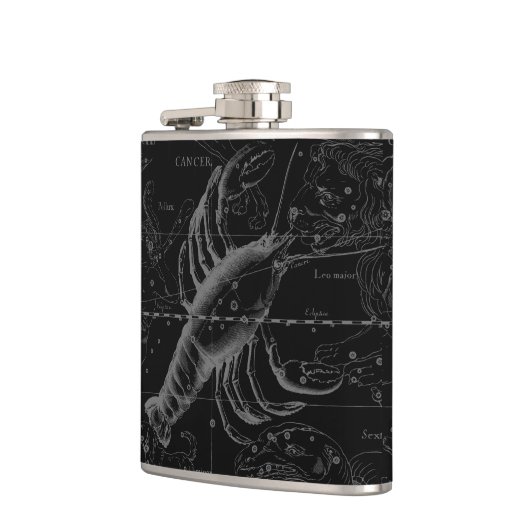 Cancer Constellation Map Black Hevelius circa 1690 Heupfles (Links)