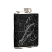 Cancer Constellation Map Black Hevelius circa 1690 Heupfles (Rechts)