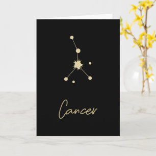 Cancer Constellation Zodiac Kaart