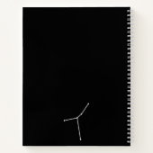 Cancer Constellation & Zodiac Symbol Notitieboek (Achterkant)