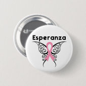 Cancer de Mama - Esperanza Ronde Button 5,7 Cm (Voorkant /achterkant)