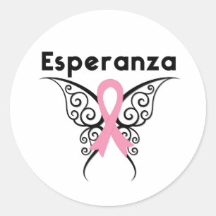 Cancer de Mama - Esperanza Ronde Sticker