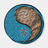 Cancer & Earth Tiger Magneet (Voorkant)