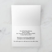 Cancer Encouragement – Bravery is Beautiful Kaart (Binnen)