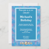 Cancer First Birthday Gold & Balloons & Zodia Sign Kaart (Achterkant)