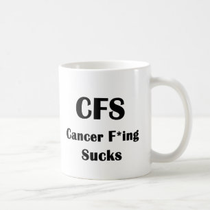 Cancer Freaking Sucks Koffiemok
