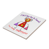 Cancer Free Shopper Tegeltje (Zijkant)