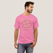 Cancer Gold Symbol t-shirt (Voorkant volledig)