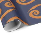 Cancer Golden Zodiac Sign Cadeaupapier (Rol Hoek)