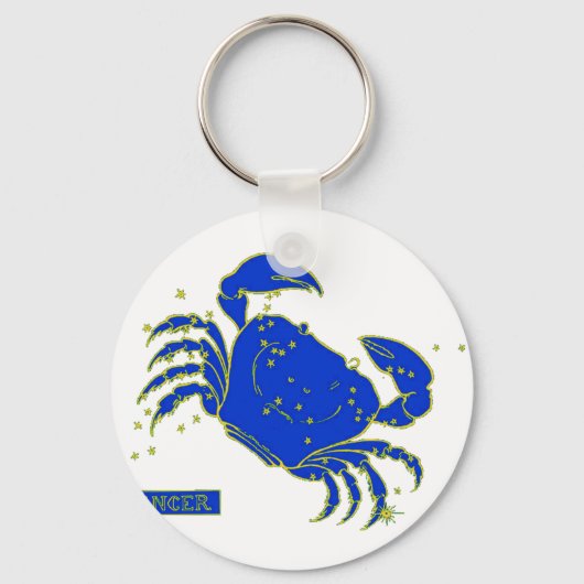 Cancer Horoscope Sleutelhanger (Voorkant)