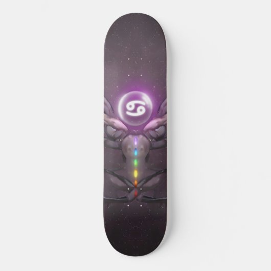 Cancer Horoscope Symbols Schaats Board Persoonlijk Skateboard (Voorkant)