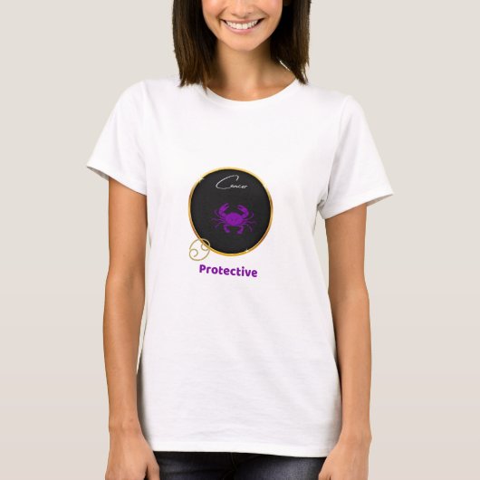 Cancer Horoscope T-Shirt (Voorkant)