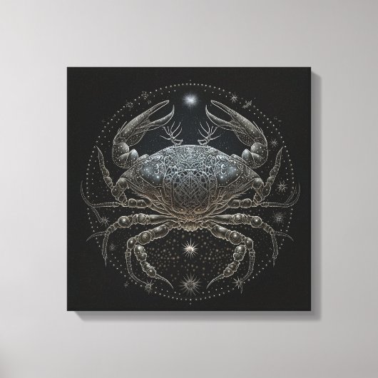 Cancer-Juni 21-Juli 22 de Druk van het Canvas (Voorkant)