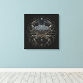 Cancer-Juni 21-Juli 22 de Druk van het Canvas Afdruk (Insitu (Houten vloer))