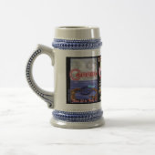 Cancer Leo kussens tall stein Bierpul (Links)