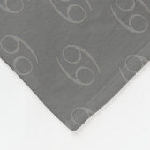 Cancer Mandala Fleece Blanket Deken (Hoek)