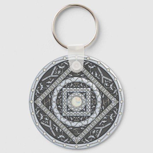 Cancer Mandala Sleutelhanger (Voorkant)
