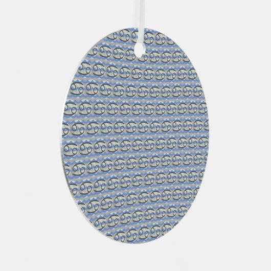 Cancer Metalen Ornament (Voorkant Rechts)