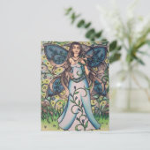 Cancer MoonChild Fairy Goddess Briefkaart (Staand voorkant)