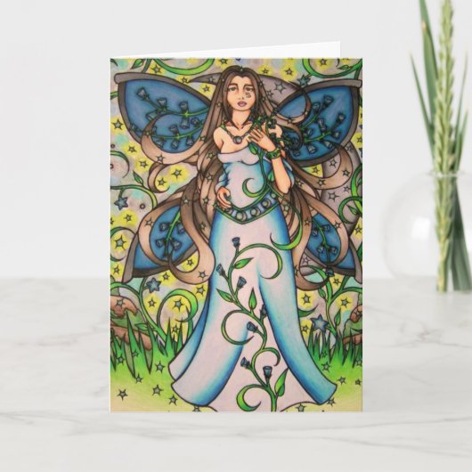 Cancer MoonChild Fairy Goddess Kaart (Voorkant)