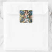 Cancer MoonChild Fairy Goddess Vierkante Sticker (Tas)