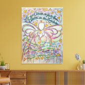 Cáncer No Puede Hacer Angel Canvas Art Painting (Insitu (Woonkamer))