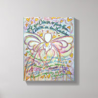 Cáncer No Puede Hacer Angel Canvas Art Painting