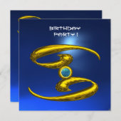 CANCER OPALE, Sapphire bright yellow blue Aankondiging (Voorkant / Achterkant)