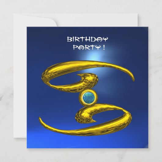 CANCER OPALE, Sapphire bright yellow blue Aankondiging (Voorkant)