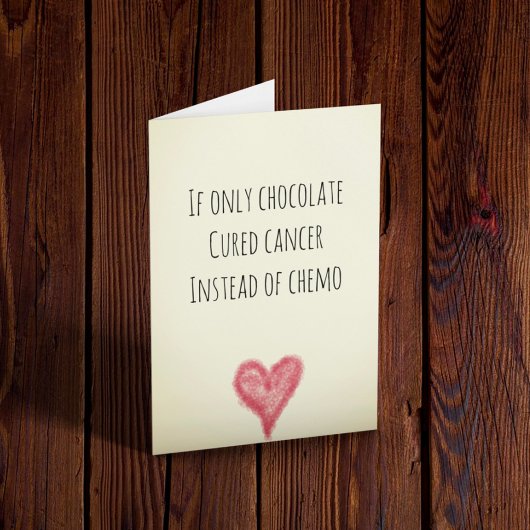 Cancer Patient Funny Card Kaart