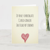 Cancer Patient Funny Card Kaart (Voorkant)