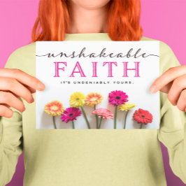Cancer Patient Moeite - Unshakable Faith Kaart