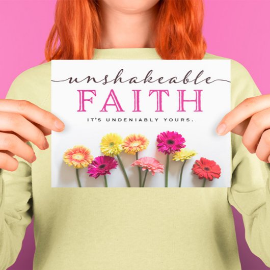 Cancer Patient Moeite - Unshakable Faith Kaart