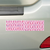 Cancer-PAttern Bumpersticker (Op auto)