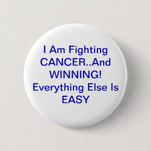 Cancer Pin Ronde Button 5,7 Cm (Voorkant)