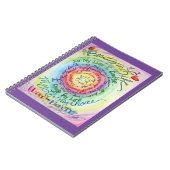 Cancer Poem Affirmation Rainbow Notitieboek Journa (Linkerzijde)